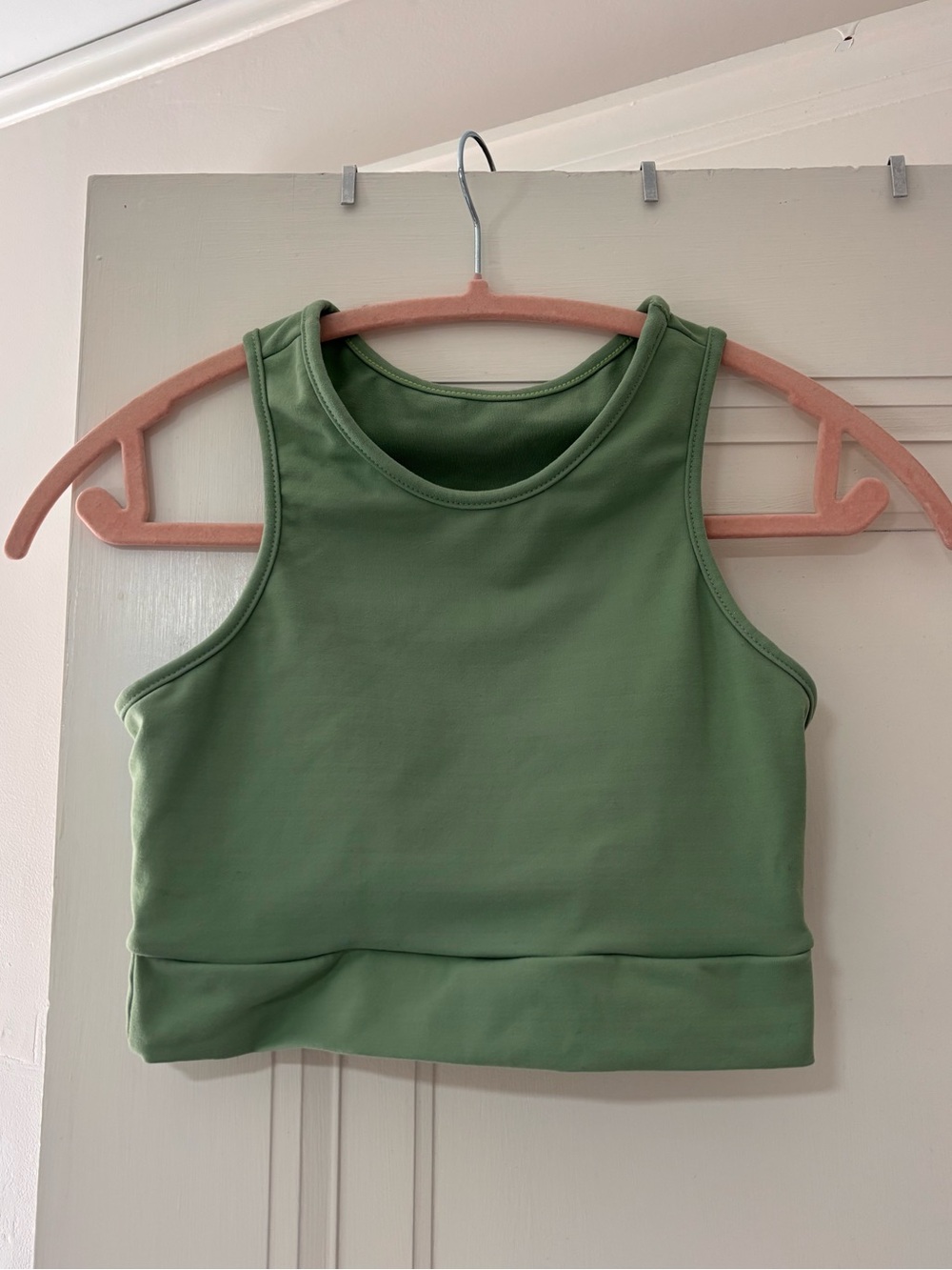 Booty by Brabants Sage Green Cropped Tank